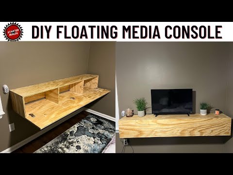 DIY floating media console | How To | Starter Builds