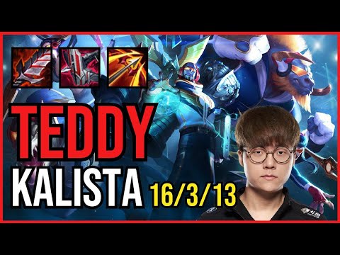 TEDDY - KALISTA vs. SAMIRA ADC | KR CHALLENGER | PATCH 11.2