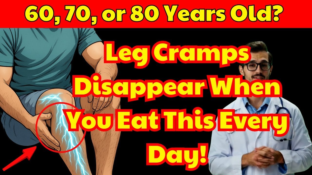 Top 3 Foods That Stop Leg Cramps Fast for Seniors Over 60 Naturally | senior health tips