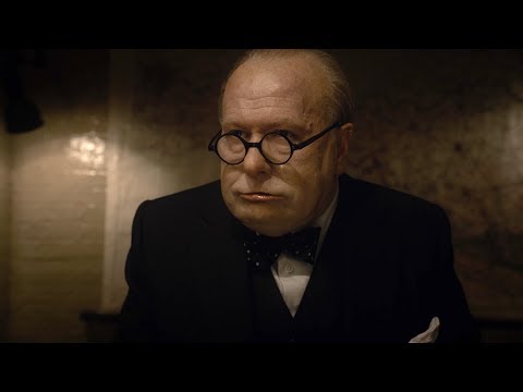 L'ORA PIÙ BUIA - Scena del film in italiano "Non si può ragionare con una tigre"