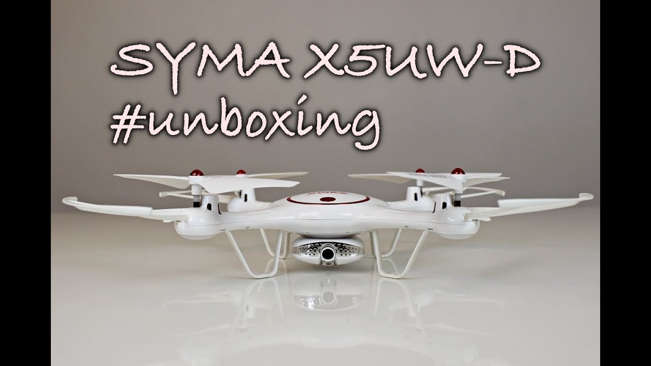 Dron Syma X5UW-D, bílá