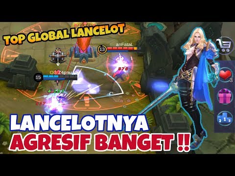 User Ini Pake LANCELOT AGRESIF BANGETT !!! Sampe Markas Tetep Dikejar !! | Mobile Legend Lancelot
