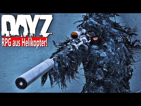 RPG RAKETENBESCHUSS aus HELIKOPTER bei LOOT MISSION! - HELIKOPTER-FLUG führt zum ABSTURZ?! - DAYZ