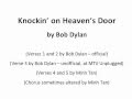 Guitar Tabs for Knockin' on Heaven's Door (with ...