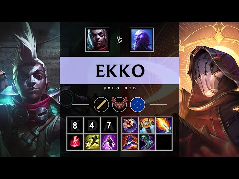 Ekko Mid vs Ryze - EUW Grandmaster Patch 25.12