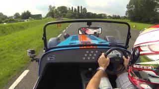 preview picture of video 'Curborough Sprint Course Lap Record - Caterham R500 19th June 2014'