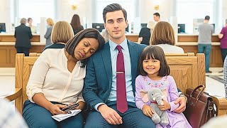 Exhausted Mother Falls Asleep On The Shoulder Of A Rich Man In The Bank Line, What He Does Next...