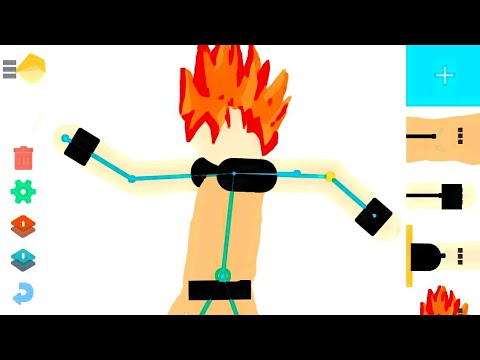 создадим стикмена в Рисуем мультфильмы 2