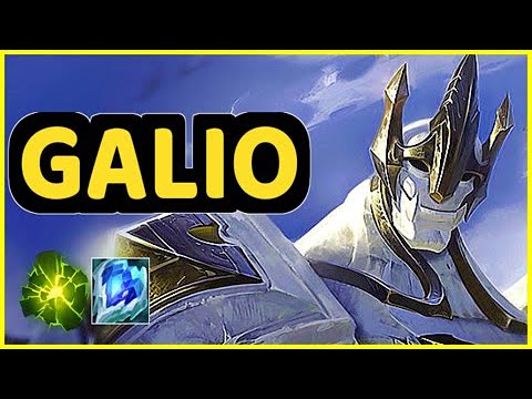 GALIO VS XERATH SUPPORT GAMEPLAY