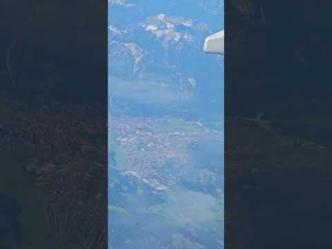 Innsbruck, Garmisch-Partenkirchen, Zugspitze. ein Blick vom Himmel