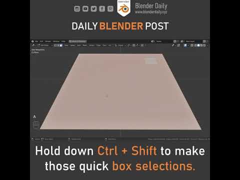 Quick Selection Tip for Blender