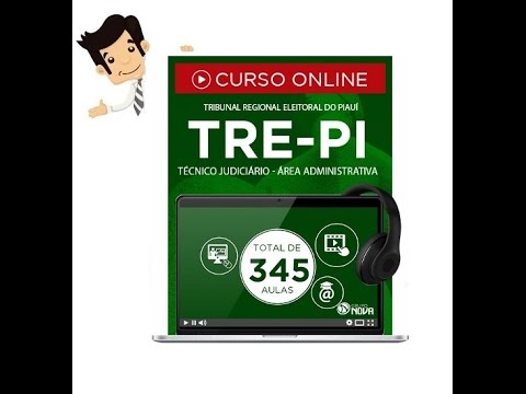 Curso Online TRE-PI 2016 - Técnico Judiciário - Área Administrativa