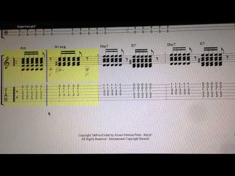 SugarMan - Rodriguez - TabFaceGuitar by Alvaro Ferreira Pinto - Enjoy!