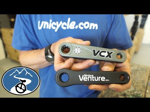 Nimbus VCX Unicycle Cranks (Unboxing)