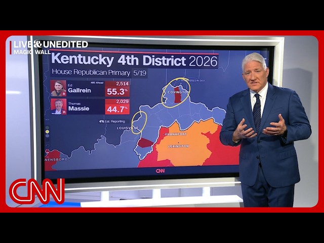 John King breaks down KY primary election stakes: Live & unedited SDDEFAULT Thumbnail