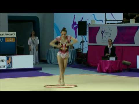 Anastasia Potemkina (AUT), hoop, European Championship 2016, Holon (ISR)