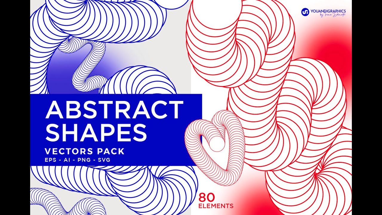 Abstract Shapes Vectors Pack Graphic Download