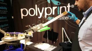 Polyprint Screen to DTG Mix at ISS Long Beach 2017 T Shirt Printing