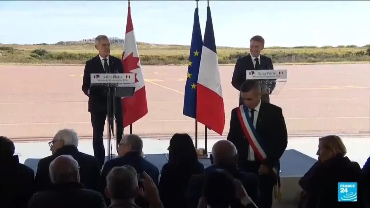Illustration: Macron et Carnet renforcent les liens France-Canada