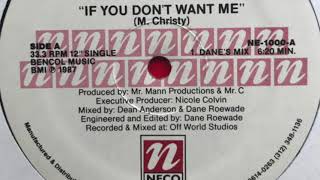 Jenicé & Penthouse 69 - If You Don't Want Me (Dane´s Mix)