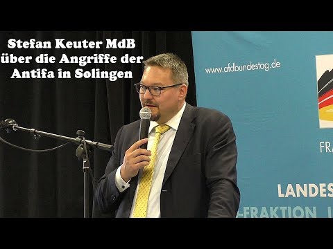 Stefan Keuter (AfD) über die Angriffe der Antifa in Solingen