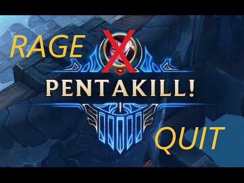 Penta steal makes people RAGE QUIT in League of Legends