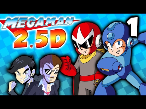 INSANE MEGA MAN FAN GAME | MegaMan 2.5D - Part 1