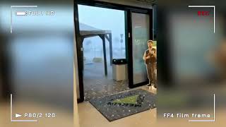 APOCALYPSE FOOTAGE FROM ITALY! Hailstorms in Italy Destroys Cars and Rooftops!