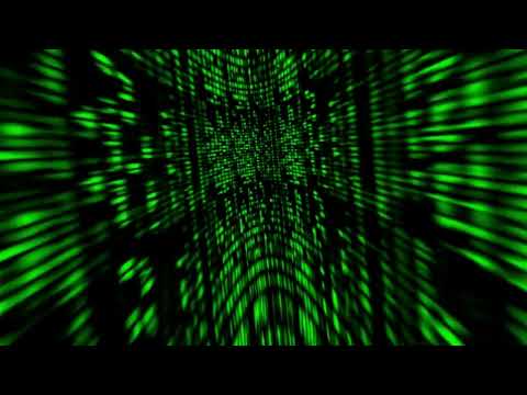 Matrix Raining Green Code Backdrop Video Copyright Free