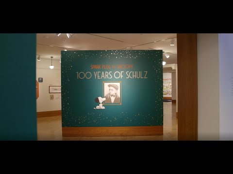 "Spark Plug to Snoopy: 100 Years of Schulz" Exhibition at the Schulz Museum