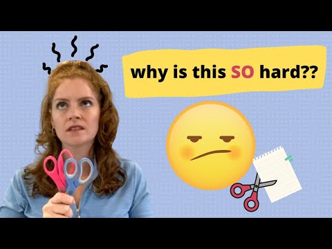How Teach Your Kid to use Scissors Kindergarten Preschool