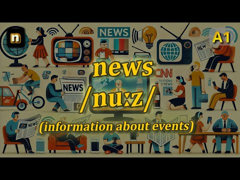 [n] news meaning (information about events) with 5 examples