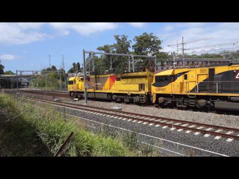 6001 / LDP007 / LDP006 with Aurizon 7BM7 incl SCT Vans - 22/1/17
