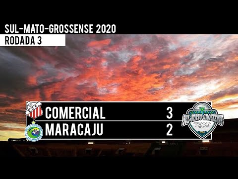 GOLS: COMERCIAL 3x2 MARACAJU - CAMPEONATO SUL-MATO-GROSSENSE 2020 - 05/02/2020