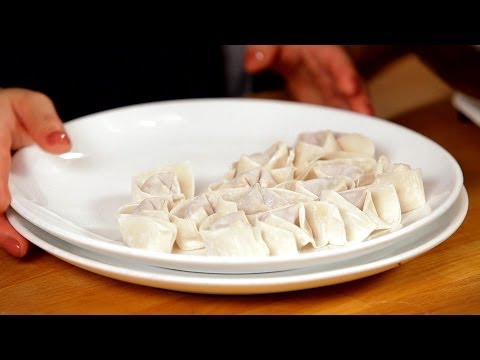 How to Fold a Wonton | Asian Cooking