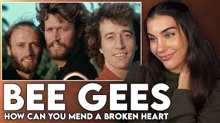 Such A Relatable Song... First Time Reaction to Bee Gees - "How Can You Mend A Broken Heart"