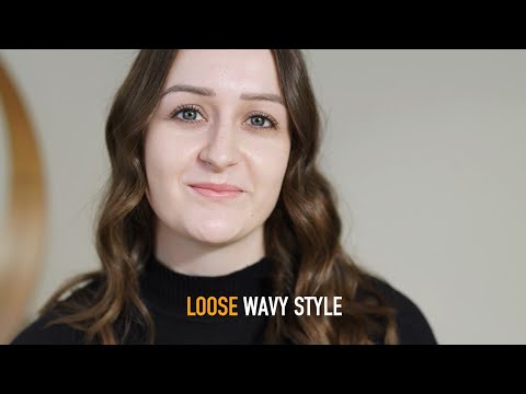 Loose Wavy Hairstyling Tutorial | KMS Pro