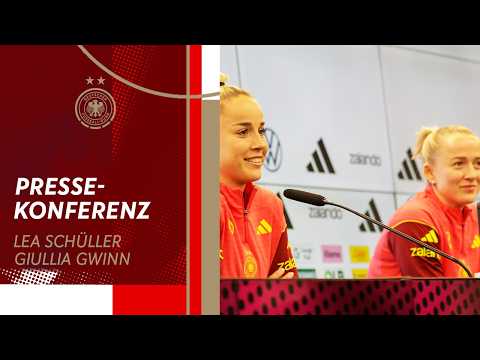 Medienrunde mit Lea Schüller und Giulia Gwinn vor der WM-Qualifikation gegen Slowenien