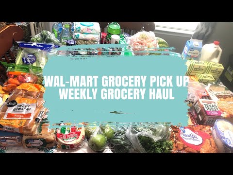 🛒 $130 WALMART GROCERY PICK UP & KROGER GROCERY HAUL...
