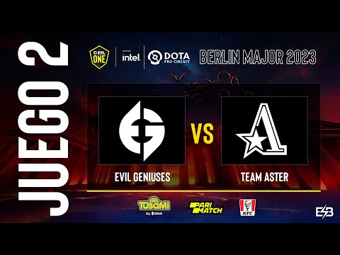 [ES] ESL ONE BERLIN MAJOR 2023 | Evil Geniuses vs Team Aster game 2