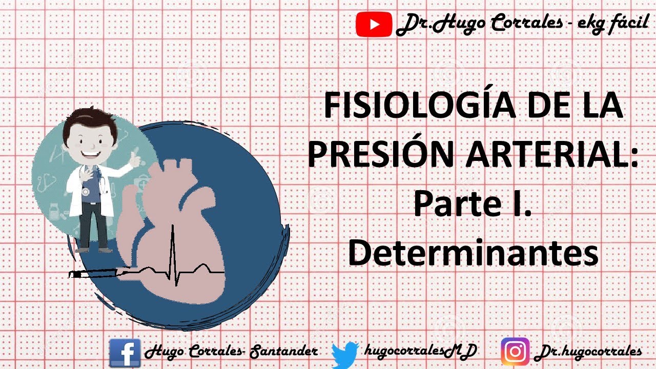 FISIOLOGÍA DE LA PRESIÓN ARTERIAL. Parte I. Determinantes. Hugo Corrales MD.MSc.