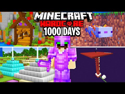 I Survived 1000 Days In Minecraft Hardcore 1.19. (FULL MOVIE)