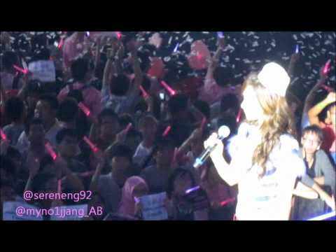FANCAM- SNSD spore concert 101211 Yuri COMPILED during Forever