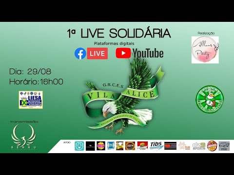 #Live Solidária - G.R.C.E.S VILA ALICE
