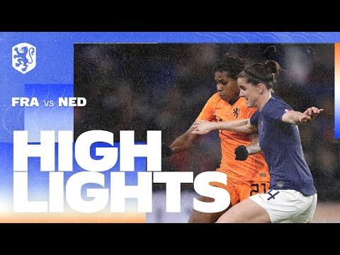 Highlights Frankrijk - OranjeLeeuwinnen (22/2/2022) - Tournoi de France