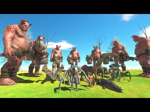 Giant Ogre Lord VS All Boss | Animal Revolt Battle Simulator | ARBS PLAY