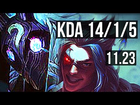 KINDRED vs KAYN (JNG) | 14/1/5, Legendary | KR Diamond | 11.23