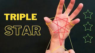 How to make Triple Stars with Two Rubber bands. You can do it at home.