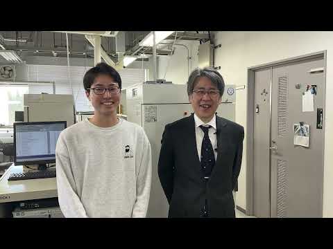 機械工学科 教授　今西誠之 先生【応用化学専攻 エネルギー変換化学研究室】2024.12 取材