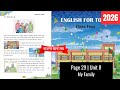 Class 4 English Page 29 Unit 8 My Family 2026 ৪র্থ শ্রেণির ইংরেজি 